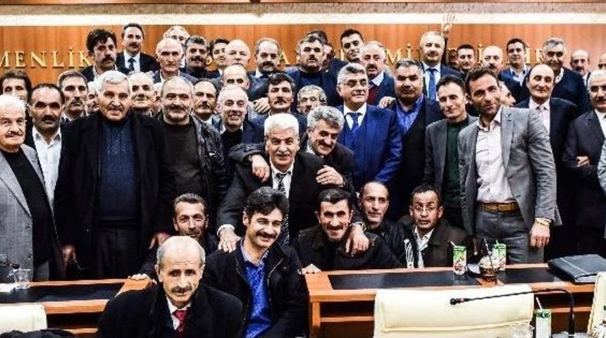 Başkan Sekmen Tortumlu Muhtarlarla Buluştu