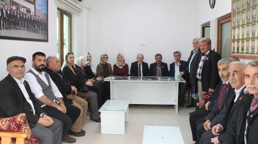 Karadağ&rsquo;dan Gaziler Derneği&rsquo;ne Ziyaret