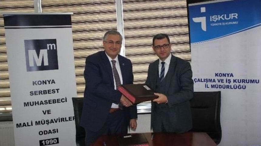 Konya Smmmo İle İş-kur Girişimcilik Kursları İ&ccedil;in Protokol İmzaladı