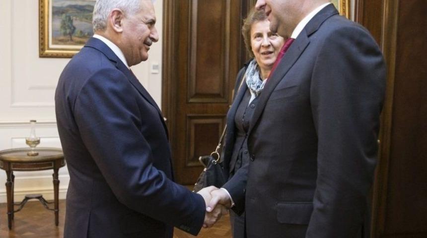 Başbakan Yıldırım, Sırbistan Başbakan Yardımcısını Kabul Etti