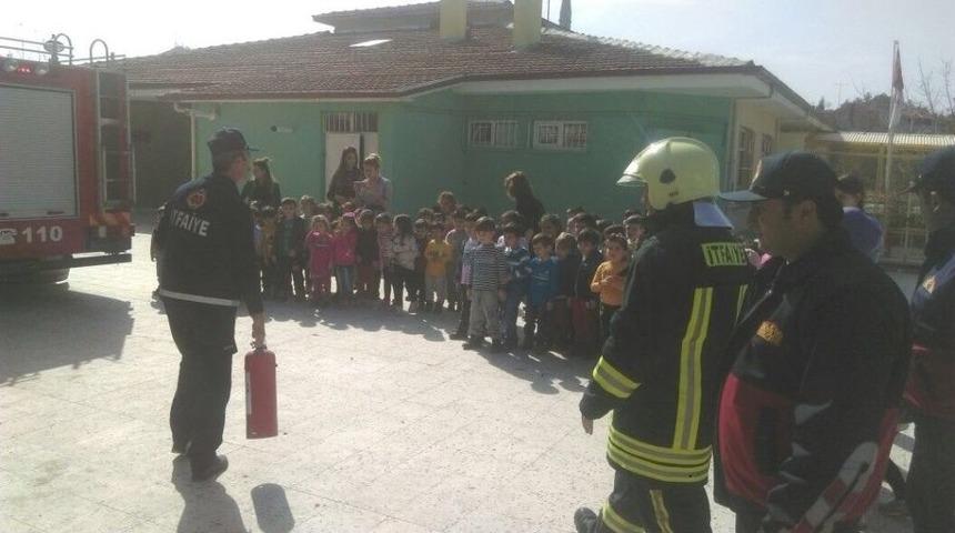 Anaokulu &Ouml;ğrencilerine Yangın Eğitimi