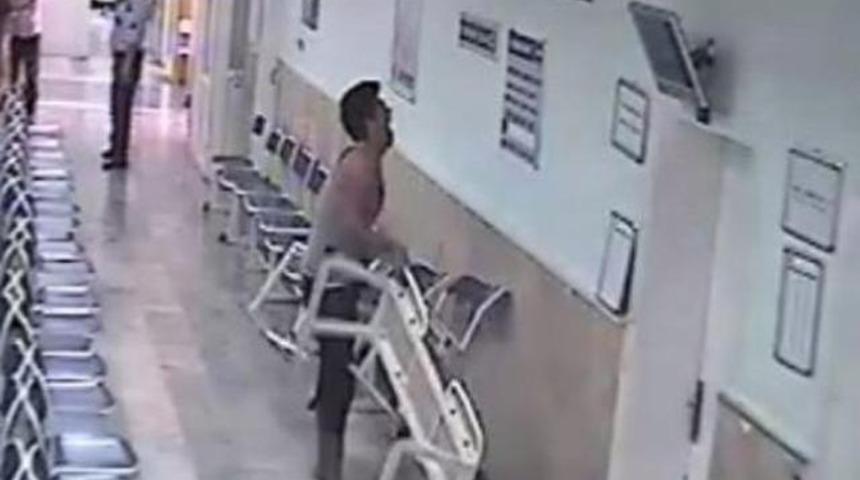 Hastanede babanın b&uuml;y&uuml;k &ouml;fkesi