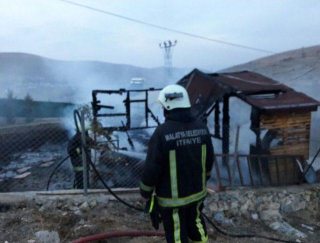 Malatya’da Bağ Evi Yangını