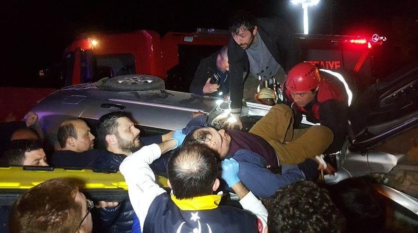 Samsun&rsquo;da Trafik Kazası: 5 Yaralı