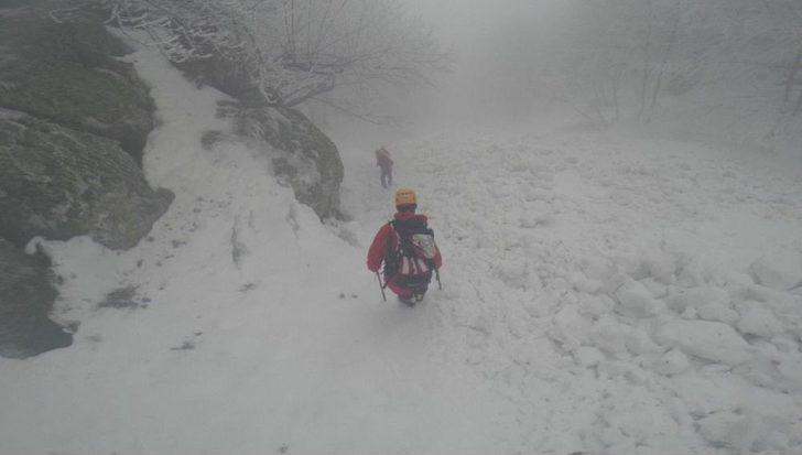 (özel Haber) Dağcıların Uludağ’da Çığ Bölgesinden Müthiş İnişi G4
