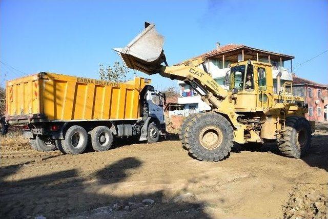 Erbaa’da Yol Genişletme Ve Alt Yapı Çalışması