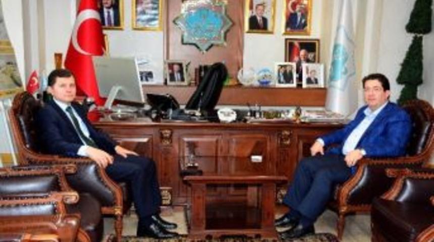 Emniyet M&uuml;d&uuml;r&uuml; H&uuml;ner&rsquo;den Başkan Yazgı&rsquo;ya Ziyaret