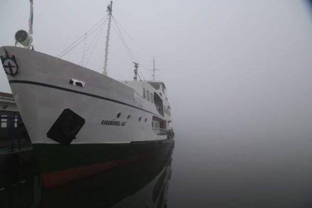 İzmit K&ouml;rfezi nde Deniz Ulaşımına Sis Engeli 1