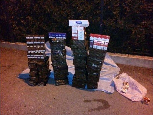 Minibüste 2 Bin 284 Paket Kaçak Sigara Ele Geçti: 2 Gözaltı