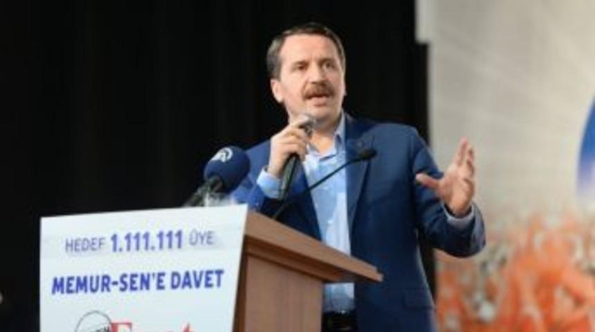 Memur-sen Genel Başkanı Yal&ccedil;ın: "darbeci Zihniyetten Millet Rahatsız"