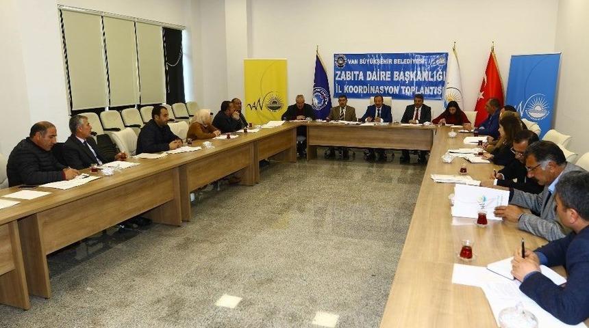 Van B&uuml;y&uuml;kşehir Belediyesi Zabıta Dairesi Başkanlığı 2017 2. İl İstişare Koordinasyon Toplantısı Yapıldı
