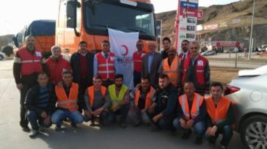 Yozgat&rsquo;tan Haleplilere 2 Tır Yardım Malzemesi G&ouml;nderildi