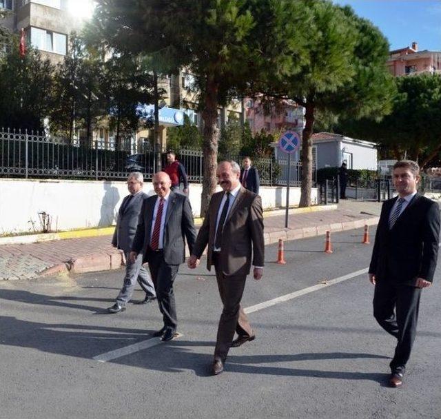 Başkan Eşkinat’tan Yeni Emniyet Müdürüne Hayırlı Olsun Ziyareti 1