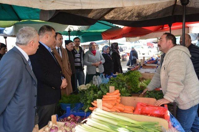 Görele Belediye Başkanı Erener, Pazar Yerini Gezdi