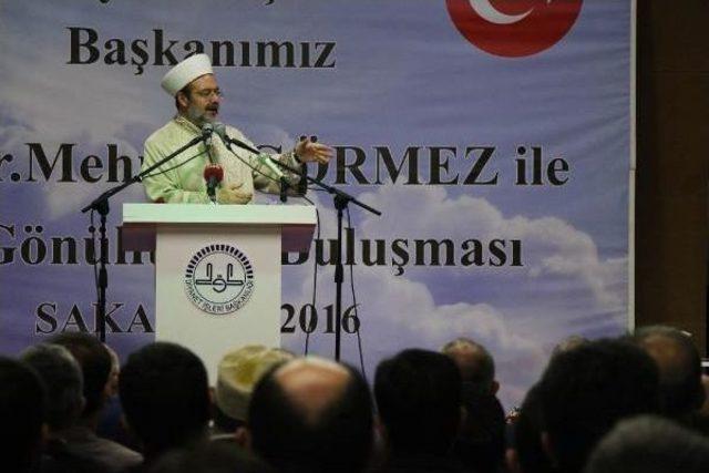 Mehmet Görmez: Diyanet Teşkilatı Olarak Mahcubuz