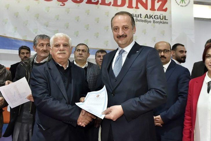 Şehit Cengiz Topel’de Tapu Sevinci G3