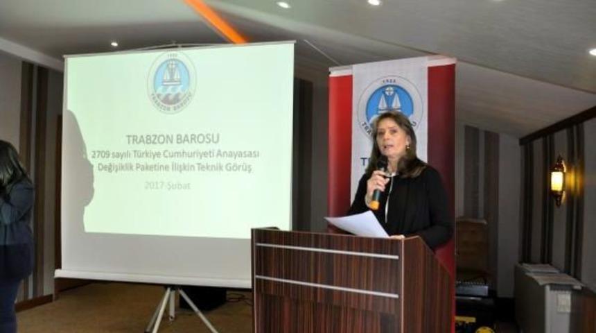 Trabzon Barosu Başkanı: Kuvvetler Ayrılı Ilkesi Işlevsiz Hale Gelir