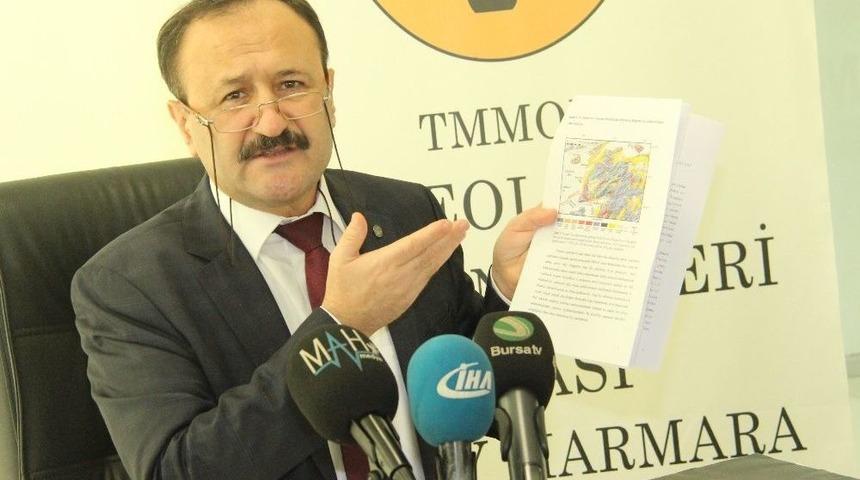 Er: &ldquo;bursa 7,5 B&uuml;y&uuml;kl&uuml;ğ&uuml;nde Depreme Hazırlıklı Olmalı&rdquo;