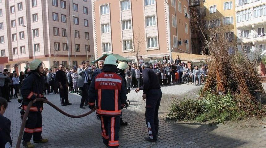 Aladağ Ders Oldu, Yangın Tatbikatı Düzenlendi