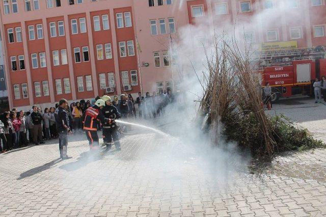 Aladağ Ders Oldu, Yangın Tatbikatı Düzenlendi