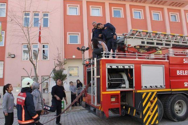 Aladağ Ders Oldu, Yangın Tatbikatı Düzenlendi