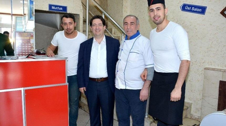 Başkanı Yazgı, Referandum &Ouml;ncesi Esnaf Ziyaretlerine Başladı