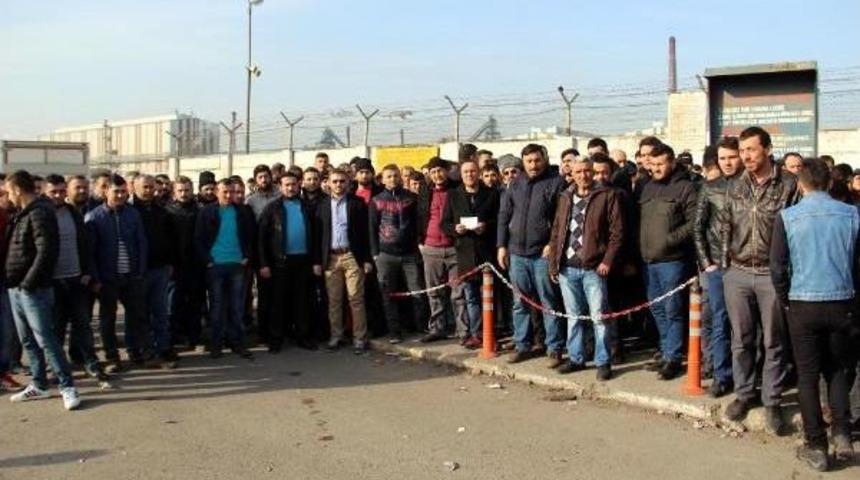 Erdemir'de Taşeron Iş&ccedil;ilerin Servis Tepkisi