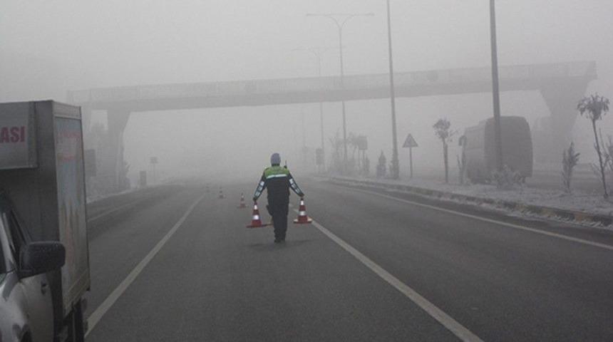 Kars&rsquo;ta Asayiş Ve Hava Ulaşımına Sis Engeli