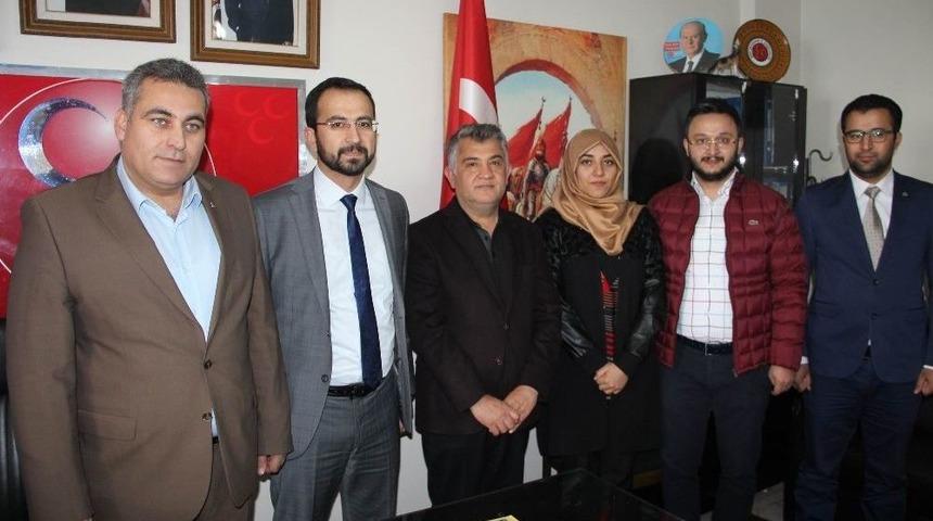 Ak Parti&rsquo;den Mhp İl Başkanlığına Ziyaret