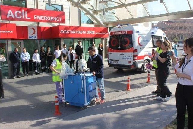 Acıbadem Kayseri Hastanesi’nde Aynı Anda Üç Tatbikat