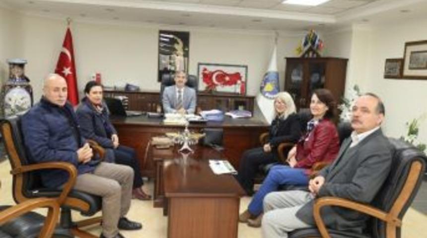 Yaşam-der Yeni Y&ouml;netiminden Başkan Şirin&rsquo;e Ziyaret