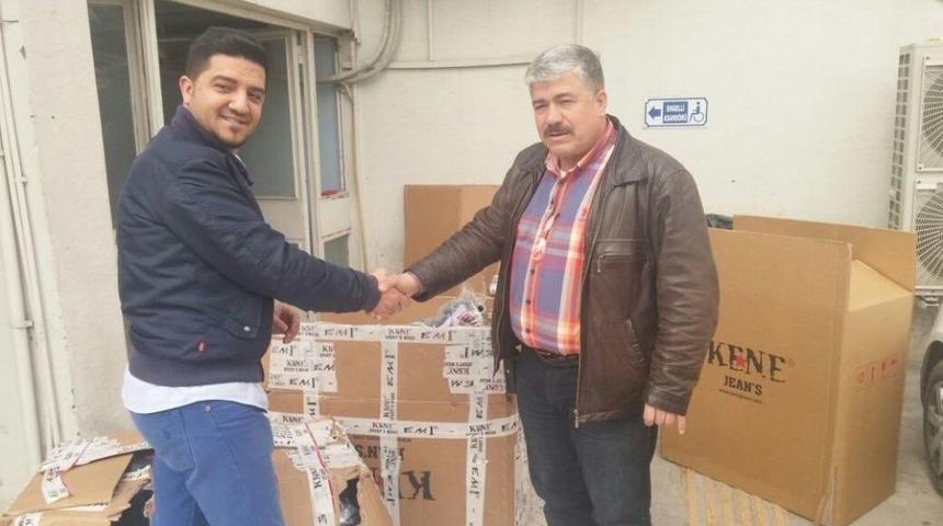 45 Bin Lira Değerinde Kumaş &Ccedil;alan Hırsızlar Yakalandı