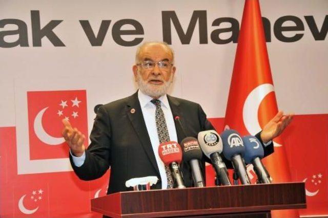 Saadet Partisi Genel Başkanı Karamollaoğlu : Binali Yıldırım, Referandumundan Sonra Ne Olacağını Görecektir, Biz De Göreceğiz