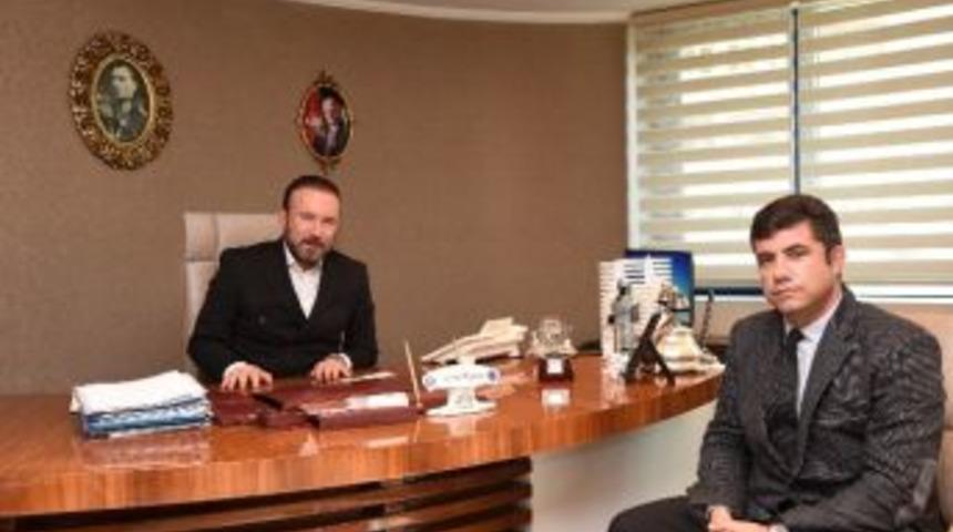 İsu Şube M&uuml;d&uuml;r&uuml;, Başkan Doğan&rsquo; Ziyaret Etti