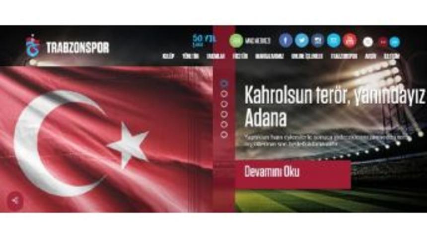 Trabzonspor'dan Ter&ouml;re Lanet