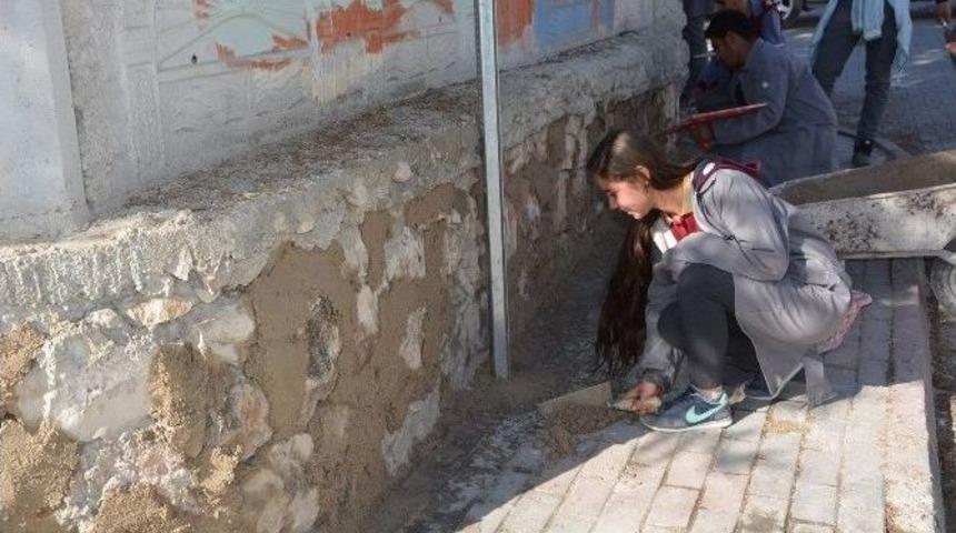 İnşaat Bölümü Öğrencileri Uygulama Yaptı