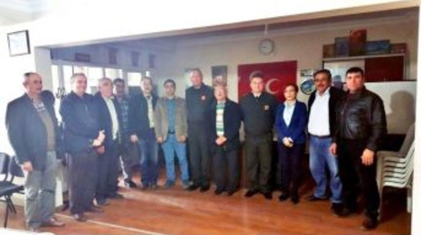 Komutanlardan Salihli Mhp&rsquo;ye İade-i Ziyaret