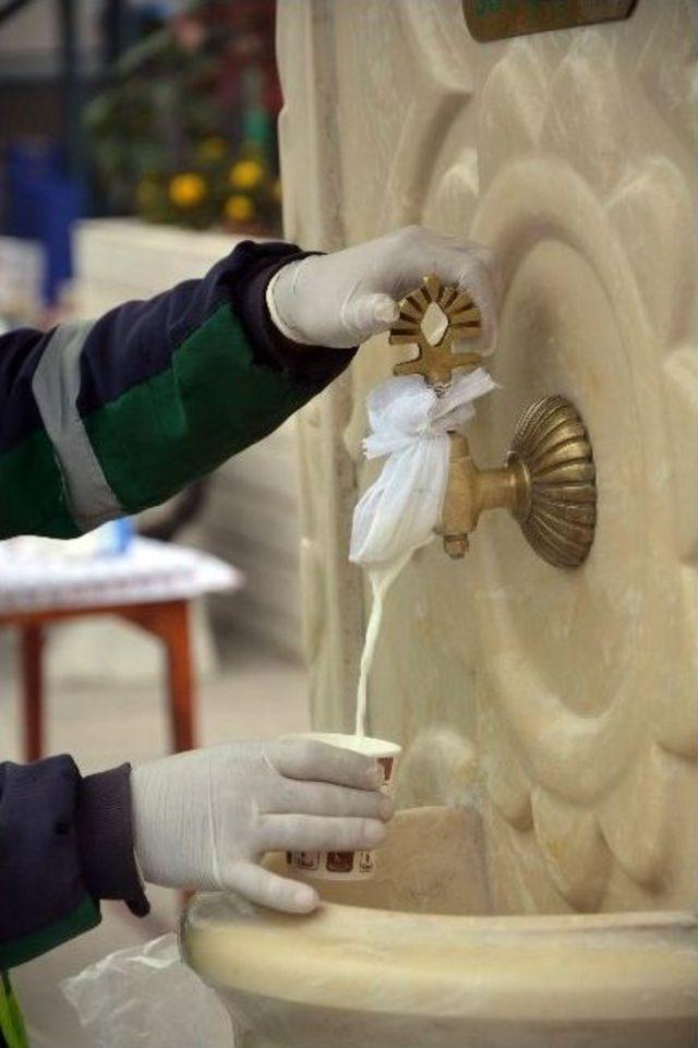 Bigadi&ccedil;&rsquo;in &Ccedil;eşmelerinden S&uuml;t Akıyor 3