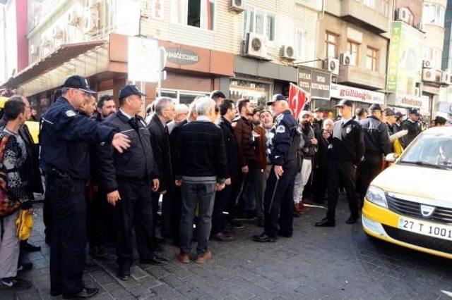 Gaziantep'te Halep Çarşısı Esnafından Yıkım Kararına  Protesto