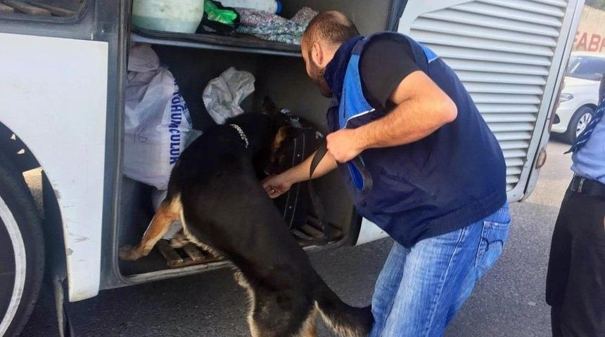 Otob&uuml;ste Uyuşturucu Ve Bomba İhbarı Asılsız &Ccedil;ıktı