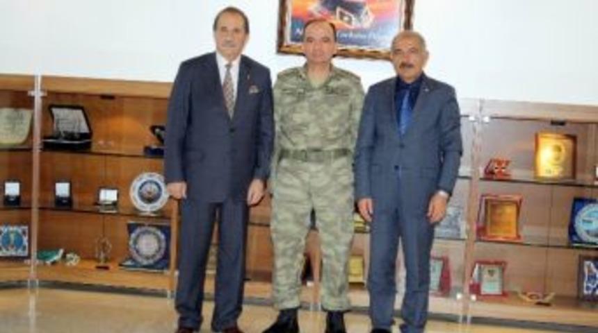 Sesob Başkanı K&ouml;ksal&rsquo;dan, Jandarma Komutanına Ziyaret