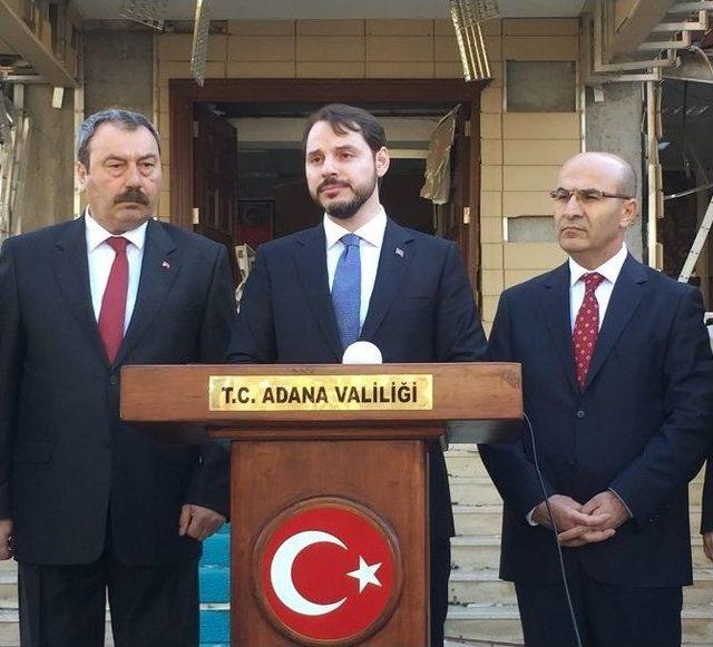 Bakan Albayrak Adana Valiliği Önünden Teröre Meydan Okudu