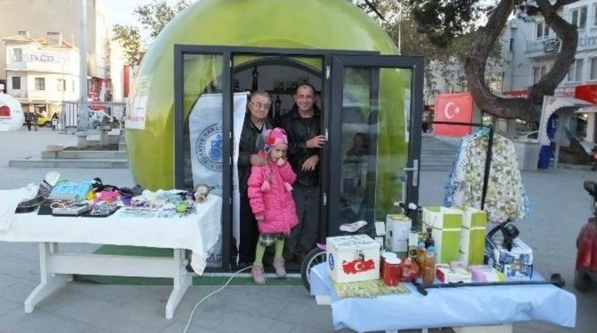 Burhaniye&rsquo;de Engellilerin &Uuml;r&uuml;nleri Rağbet G&ouml;rd&uuml;