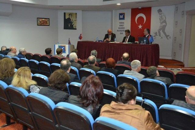 Başkan Eşkinat Tekirdağ Smmm Odasında Muhasebeciler Haftası Kutlamalarına Katıldı