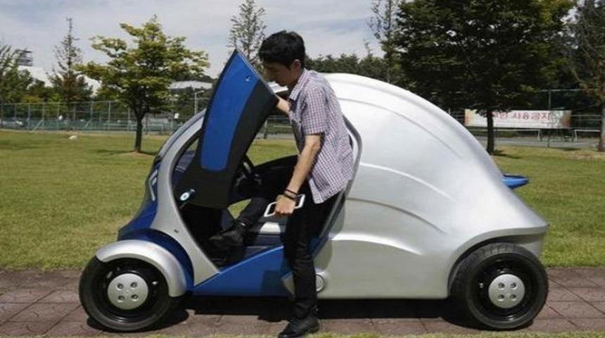 D&uuml;nyanın katlanabilen ilk aracı