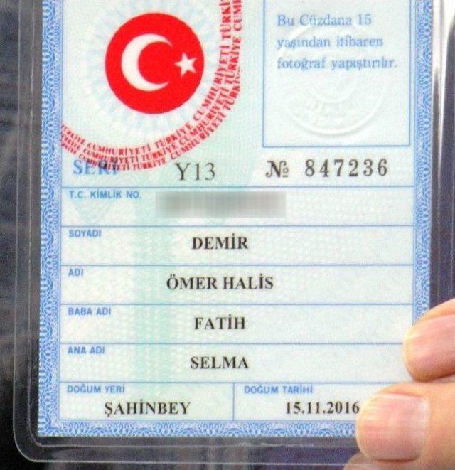 Gaziantep’te Doğan 60 Bininci Çocuğa Ömer Halisdemir’in İsmi Verildi