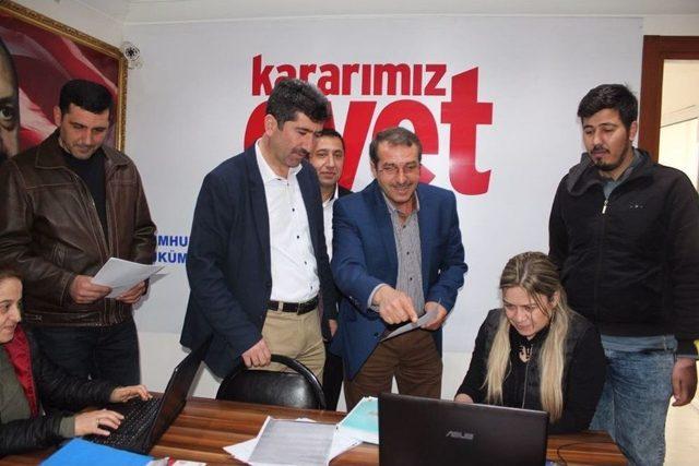 Nazilli Ak Parti ‘evet’ İçin Sahaya İndi