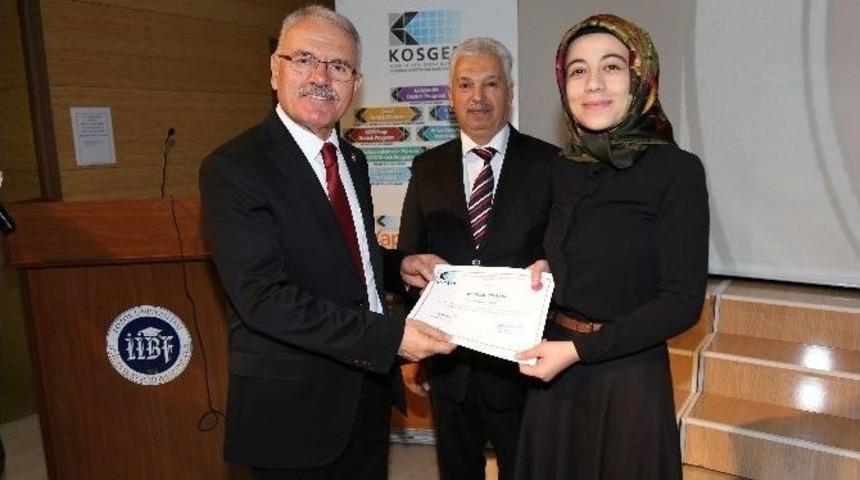 Yozgat&rsquo;ta &Ouml;ğrencilere Girişimcilik Sertifikası Verildi