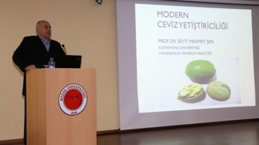 Bozok &Uuml;niversitesi&rsquo;nde &ldquo;ceviz Yetiştiriciliği Ve Besin Değeri&rdquo; Anlatıldı