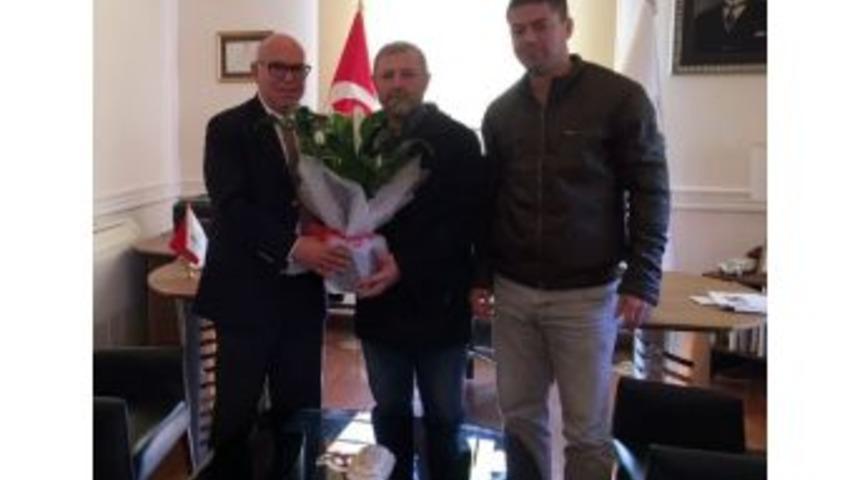 G&uuml;vercin Yetiştiricilerinden Başkan Eşkinat&rsquo;a Teşekk&uuml;r